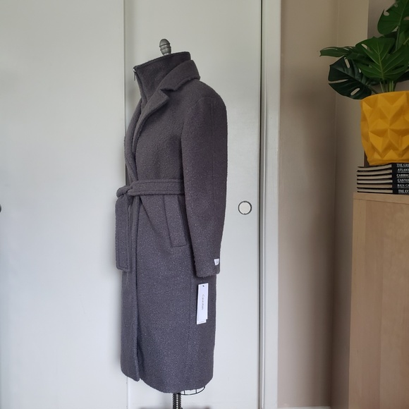 Calvin Klein Boucle Fleece Coat Size Small NEW! - Picture 9 of 15